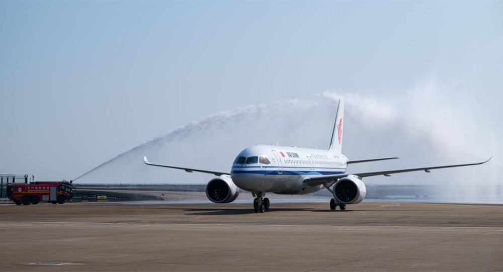 C919國產大飛機首次亮相澳門